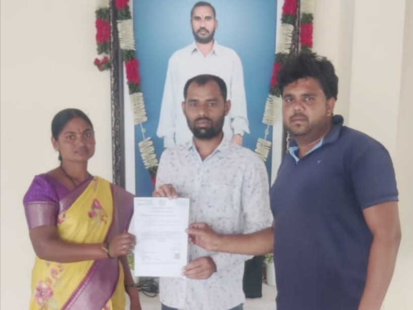 బాధితునికి రూ. 2 లక్షల LOC అందజేత