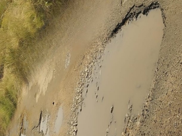 ‘గుంతల రోడ్డుతో నరకం.. మరమ్మతులు చేయాలి’