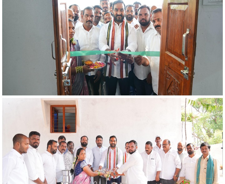 పేదల సొంతింటి కల నెరవేరుస్తున్నాం: గడ్డం చంద్రశేఖర్ రెడ్డి