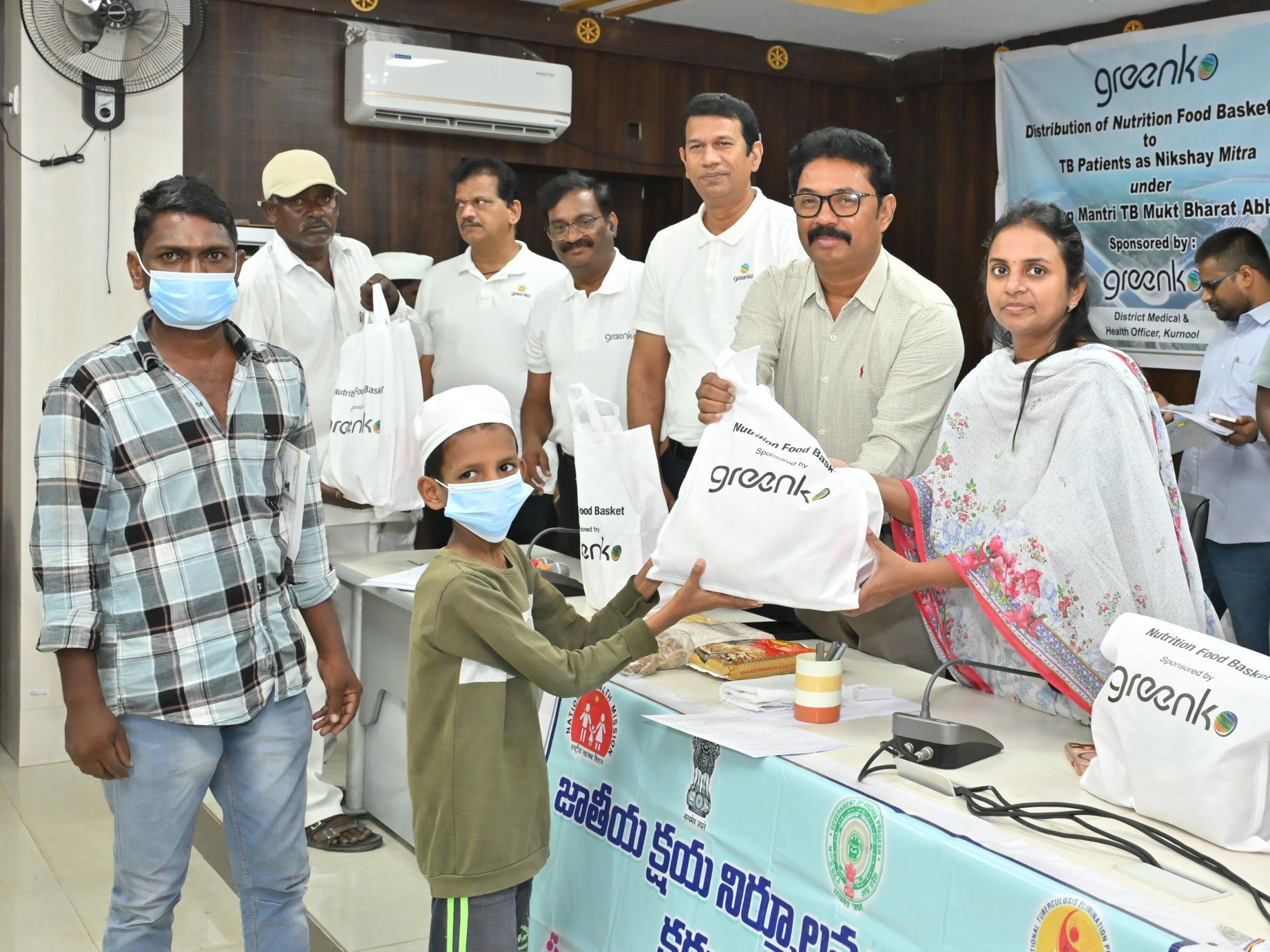 గ్రీన్ కో సహకారంతో టీబీ రోగులకు న్యూట్రీషియన్ ఫుడ్