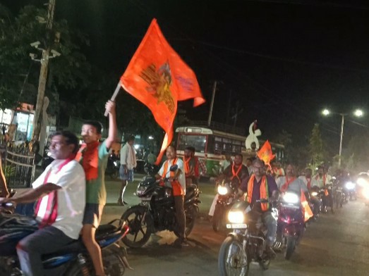 మంత్రపురిలో ఘనంగా భారీ బైక్ ర్యాలీ