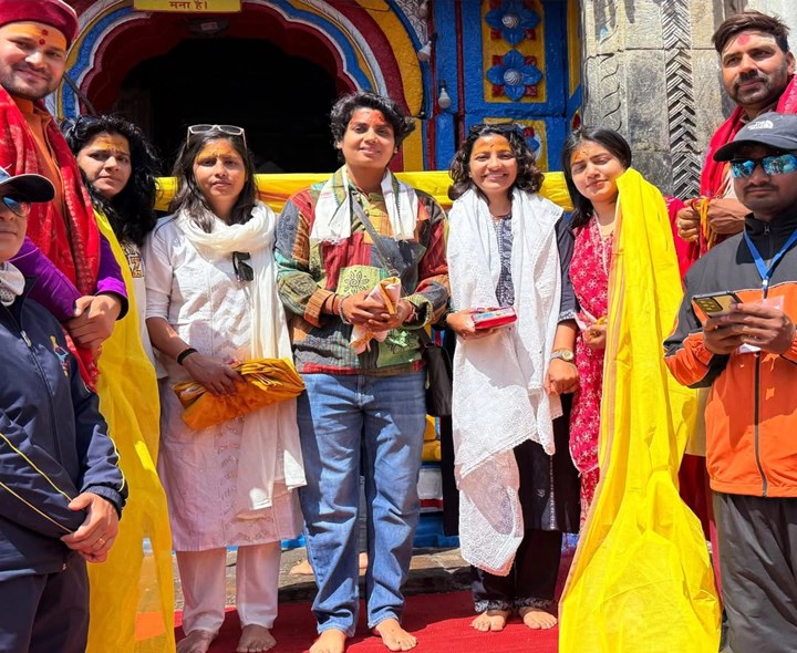 కేదార్‌నాథ్‌లో భార‌త మ‌హిళా క్రికెట‌ర్‌