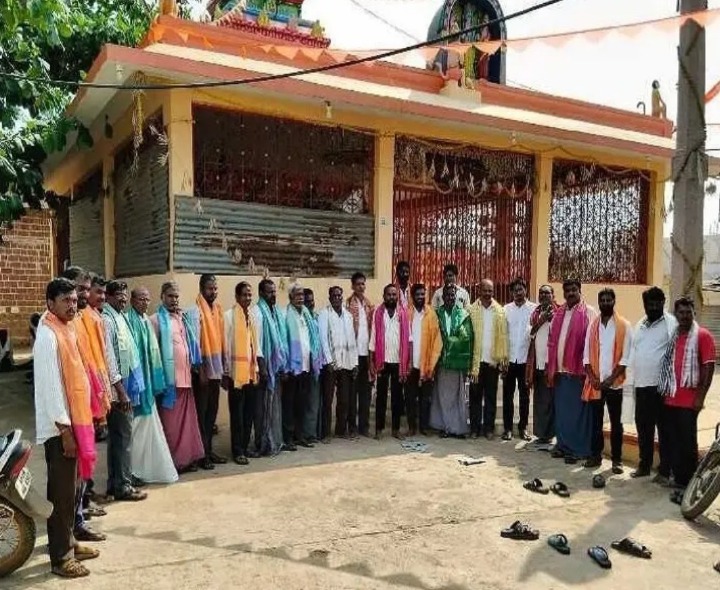 వీర్లపల్లి ఆలయ నూతన కమిటీ ఎన్నిక