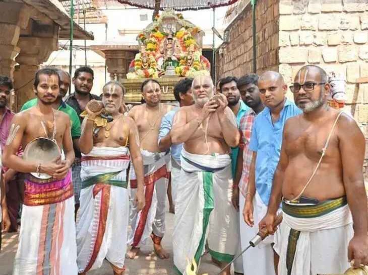 అహోబిలంలో వైభవంగా తిరుచ్చి ఉత్సవం