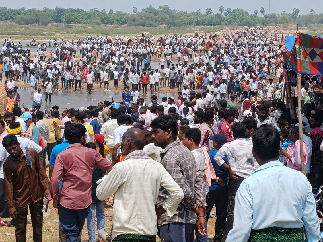 బడే హజరత్ తిరణాలకు పోటేత్తిన ముస్లిం సోదరులు