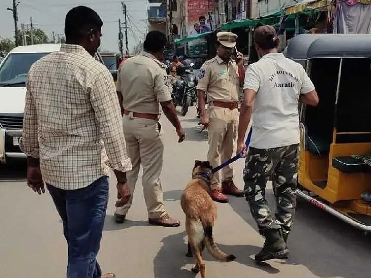 రామగుండంలో డాగ్ స్క్వాడ్ బృందం తనిఖీలు