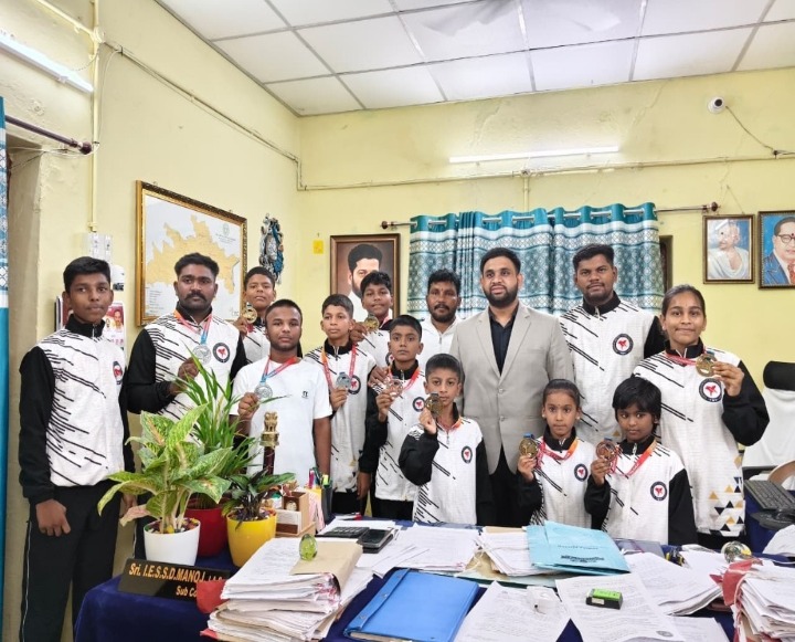 టైక్వాండో పోటీలలో జిల్లా క్రీడాకారుల ప్రతిభ