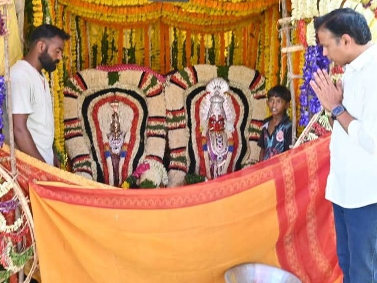 కీలపట్టు గంగ జాతరలో ఎమ్మెల్యే