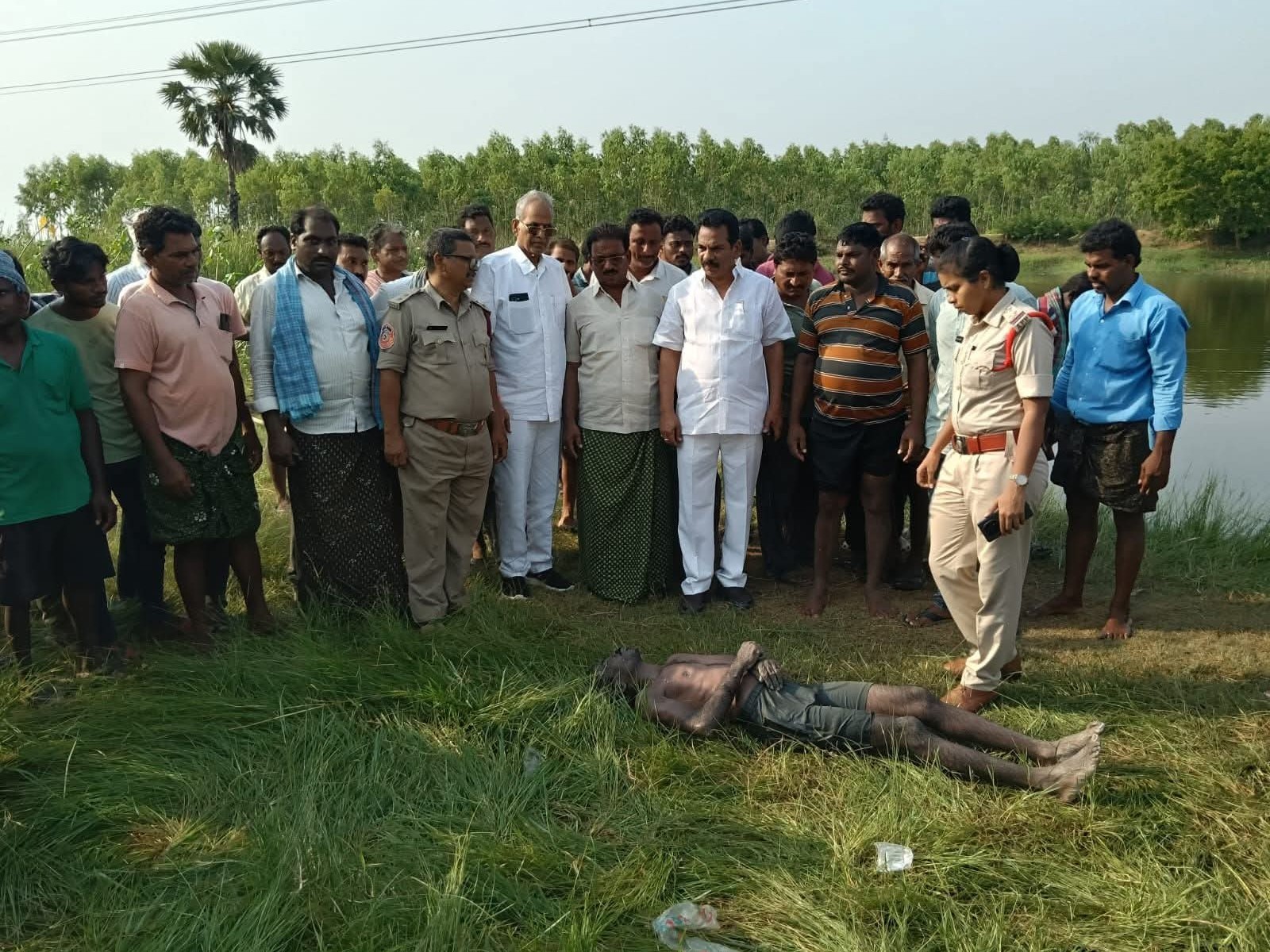 చెరువులో పడిన వ్యక్తి మృతదేహం లభ్యం