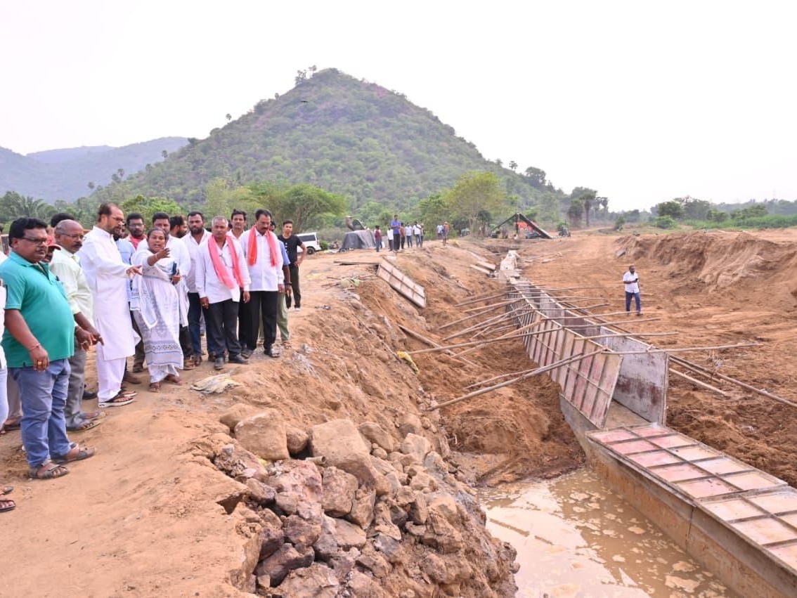 గ్రోయిన్ మరమ్మతు పనులు పరిశీలన