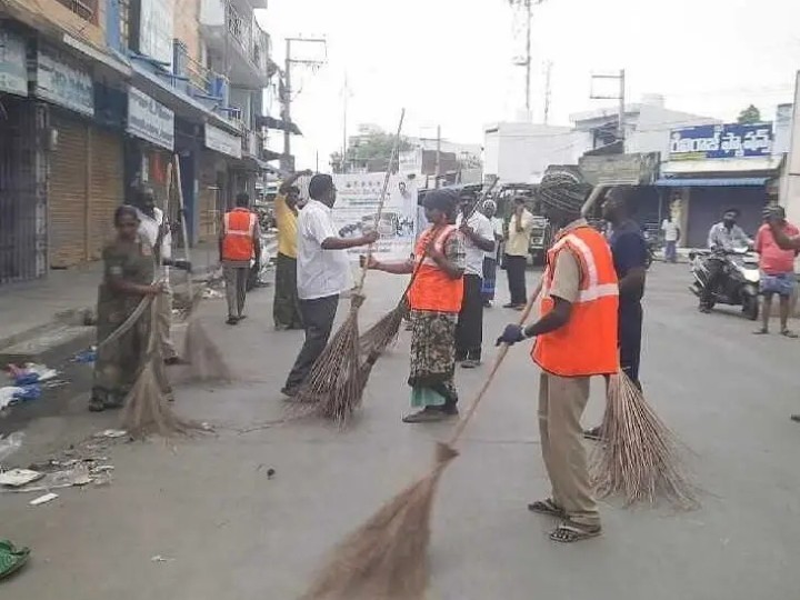 ఆత్మకూరులో పారిశుద్ధ్య పనులు