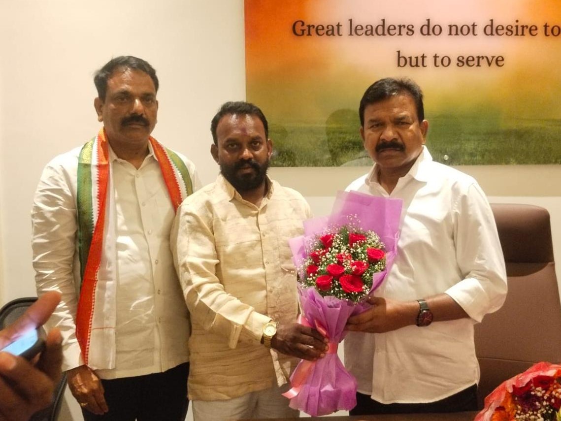 జిల్లా SC సెల్ ఛైర్మన్‌గా  పైడిమల్ల నర్సింగ్ నియామకం