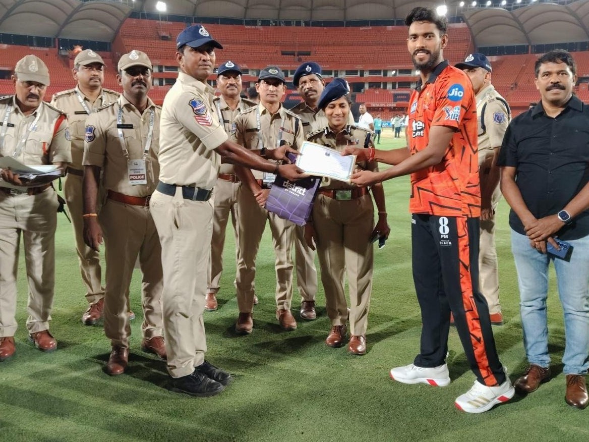 IPL బందోబస్తుపై పోలీసులకు సన్‌రైజర్స్ ప్రశంసలు