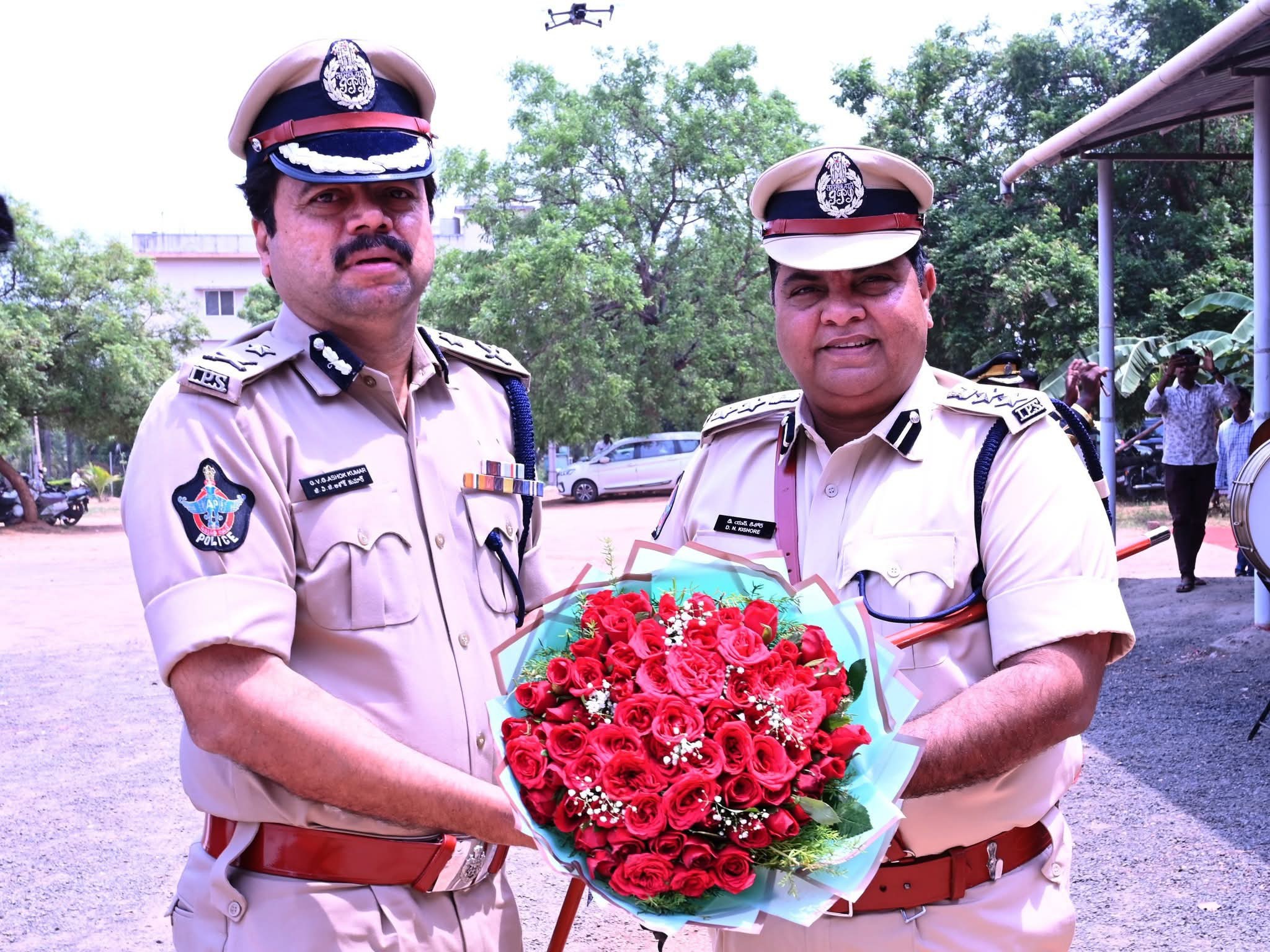 ఎస్పీ కార్యాలయంలో రేంజ్ ఐజీ వార్షిక తనిఖీలు