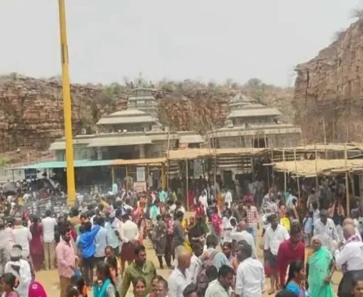 మద్దిలేటి స్వామి ఆలయంలో భక్తుల రద్దీ!