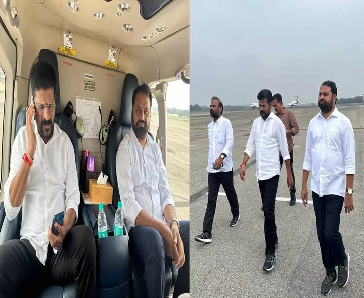 సీఎం హెలికాప్టర్‌ ల్యాండింగ్‌‌లో గందరగోళం