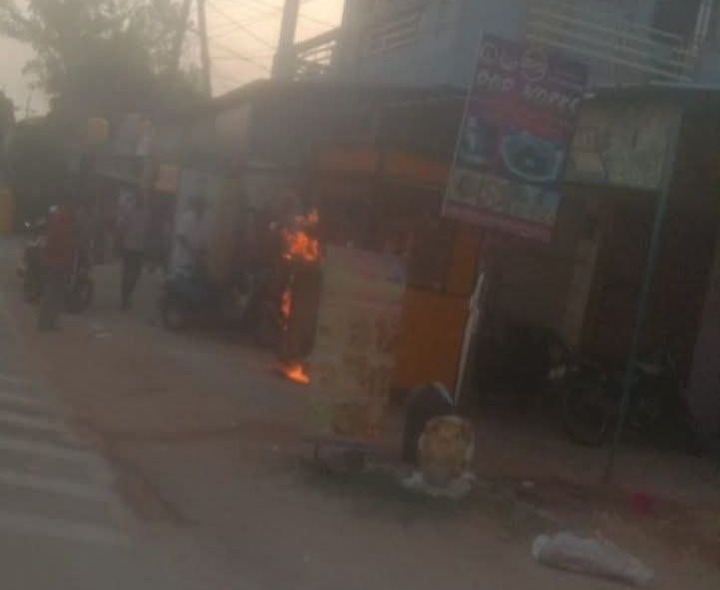 షార్ట్ సర్క్యూట్‌తో భారీ అగ్నిప్రమాదం
