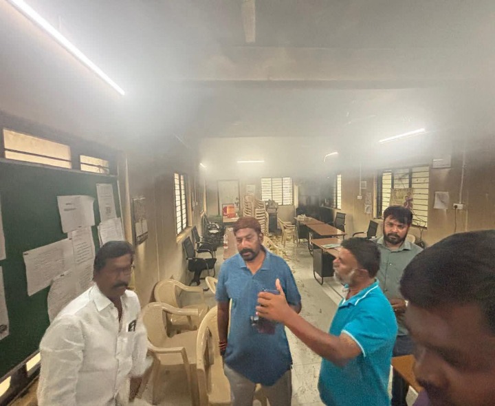 సచివాలయంలో రికార్డుల కాల్చివేత