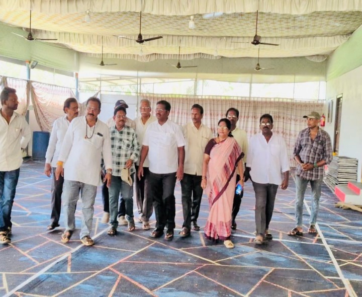 మహానాడు ఏర్పాట్లను పరిశీలించిన ఎమ్మెల్యే