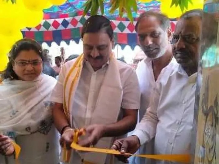 అభివృద్ది పనులను ప్రారంభించిన కేంద్ర మంత్రి