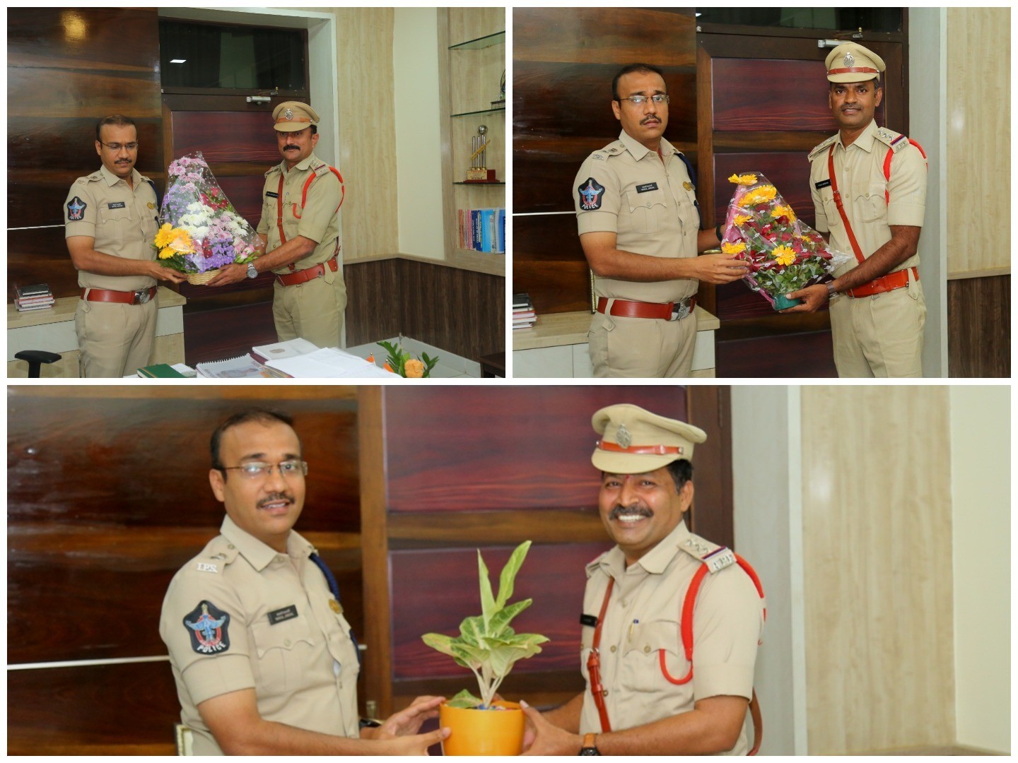 గుంటూరులో పలువురు సీఐలు కొత్త బాధ్యతల స్వీకారం