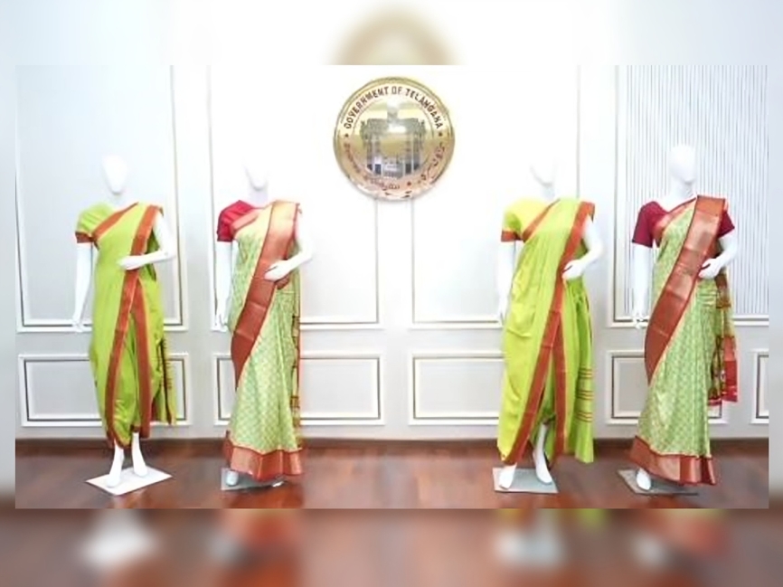 ‘ఇందిరమ్మ చీరల’ డిజైన్లు విడుదల