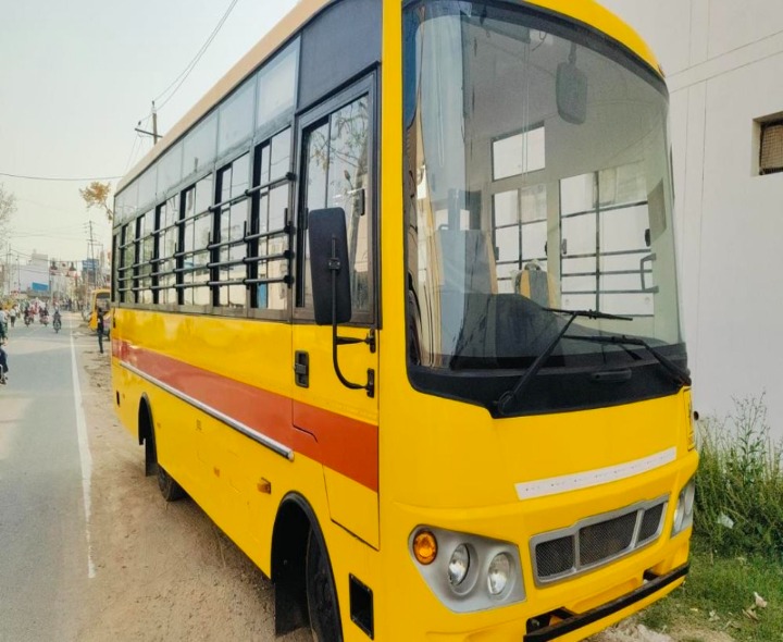 జిల్లాలో స్కూల్ బస్సుల తనిఖీలు
