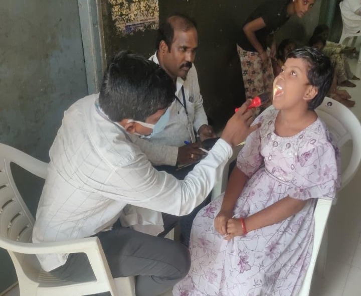 బాలిక సదనంలోని చిన్నారులకు సమగ్ర ఆరోగ్య పరీక్షలు