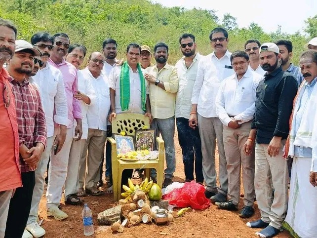 మంచినీటి ఓవర్ హెడ్ ట్యాంక్ నిర్మాణానికి శంకుస్థాపన