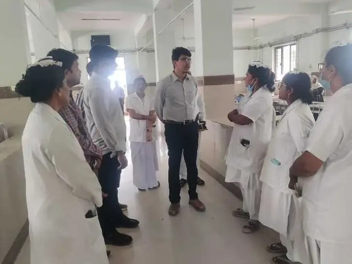 ఆరోగ్య కేంద్రాలను తనిఖీ చేసిన పీవో