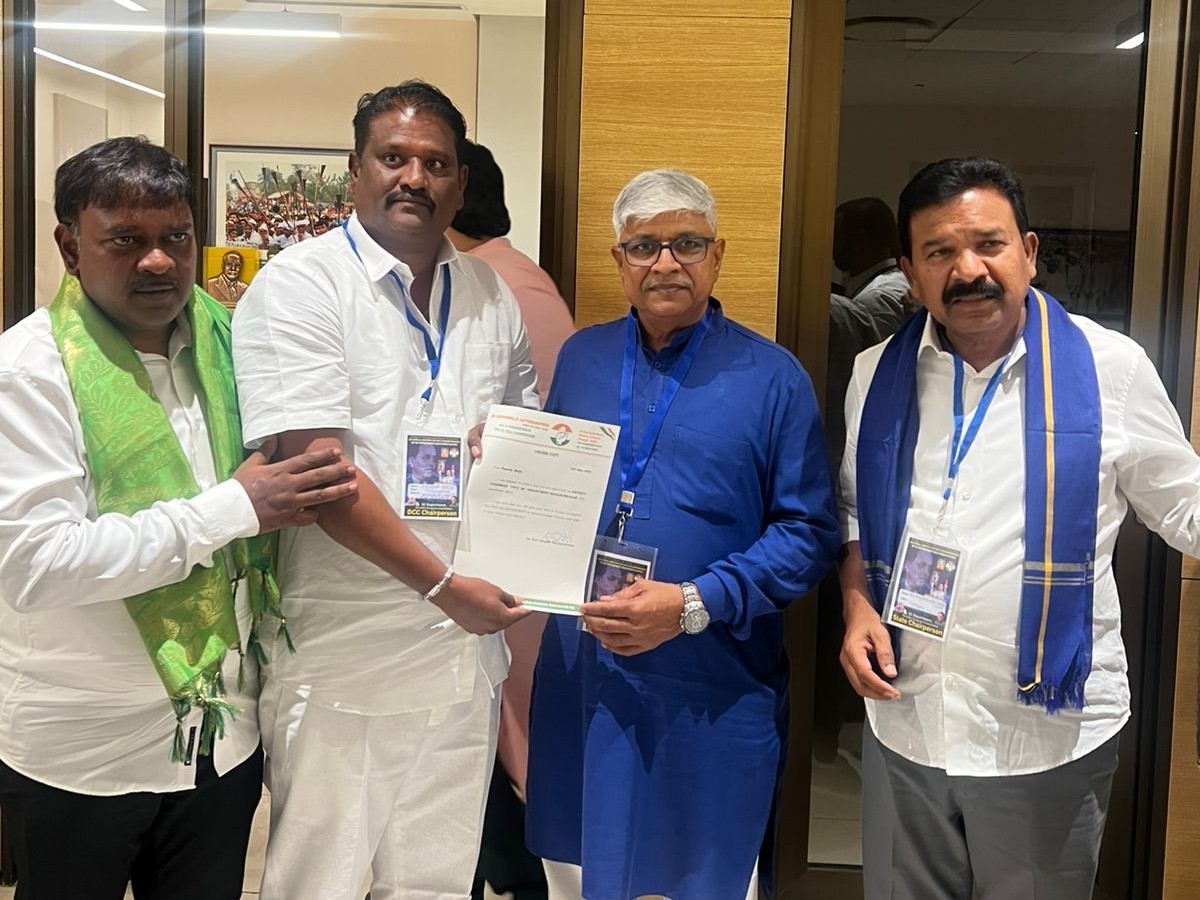 ఎస్సీ సెల్ కాంగ్రెస్ అధ్యక్షుడిగా రాజు