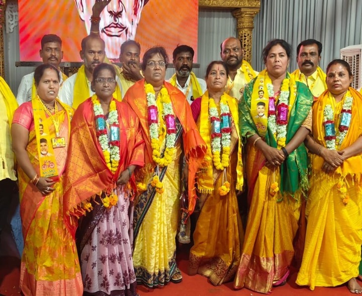 మహానాడులో మహిళలకు ఘనంగా సన్మానం