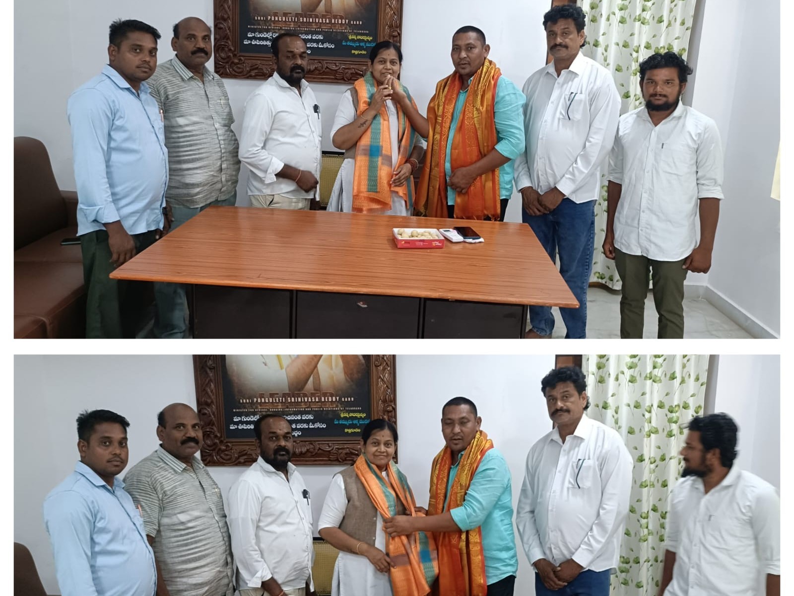డీసీసీ అధ్యక్షురాలిని కలిసిన మంగీలాల్ నాయక్