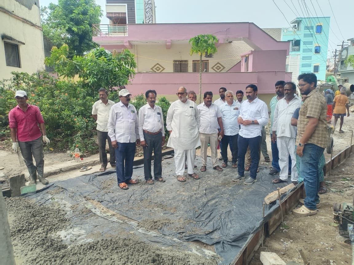 అభివృద్ధి పనులను పరిశీలించిన ఎంపీపీ