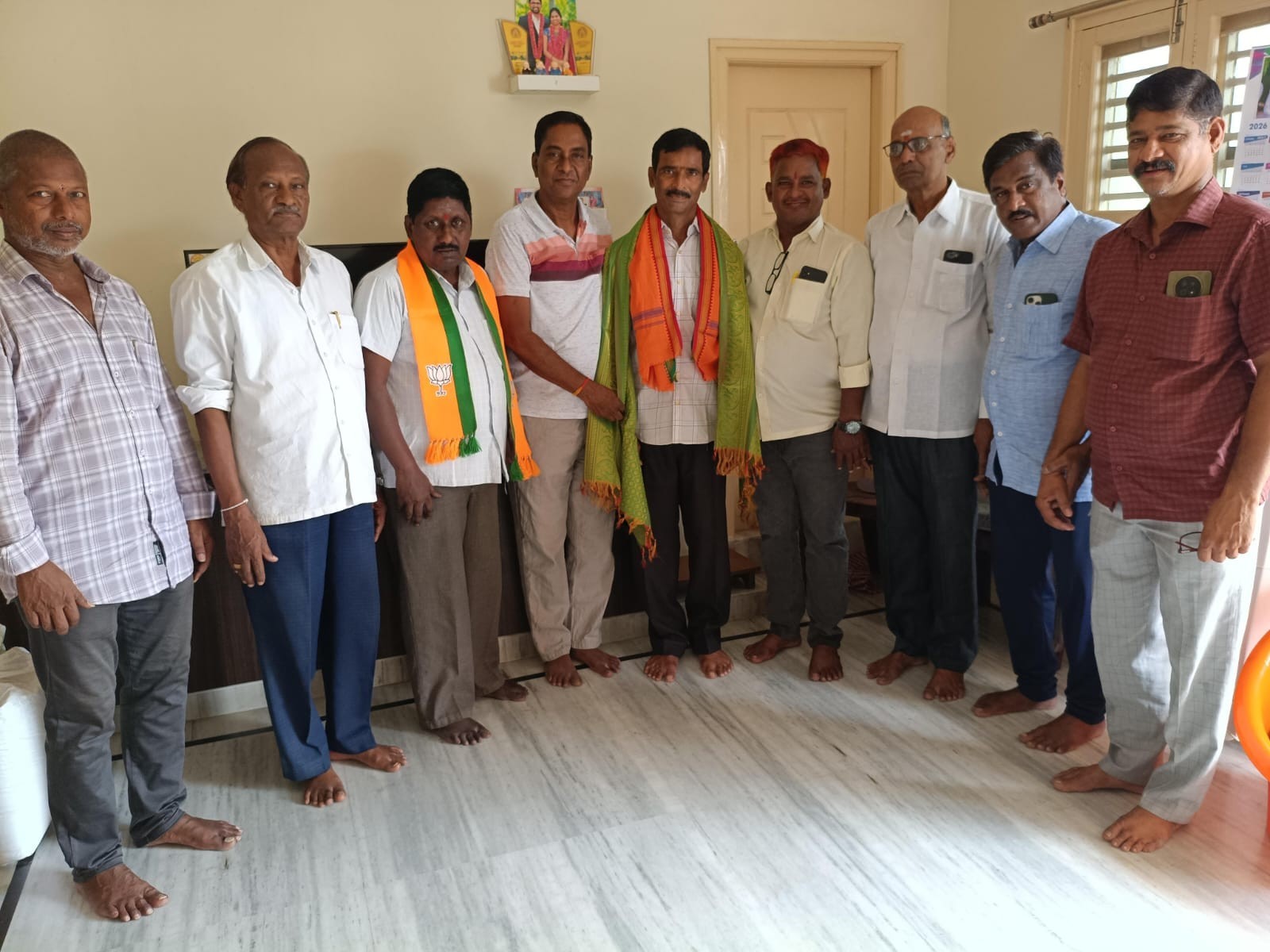 బీజేపీ జిల్లా కార్యవర్గ సభ్యుడు వెంకటరెడ్డికి సన్మానం