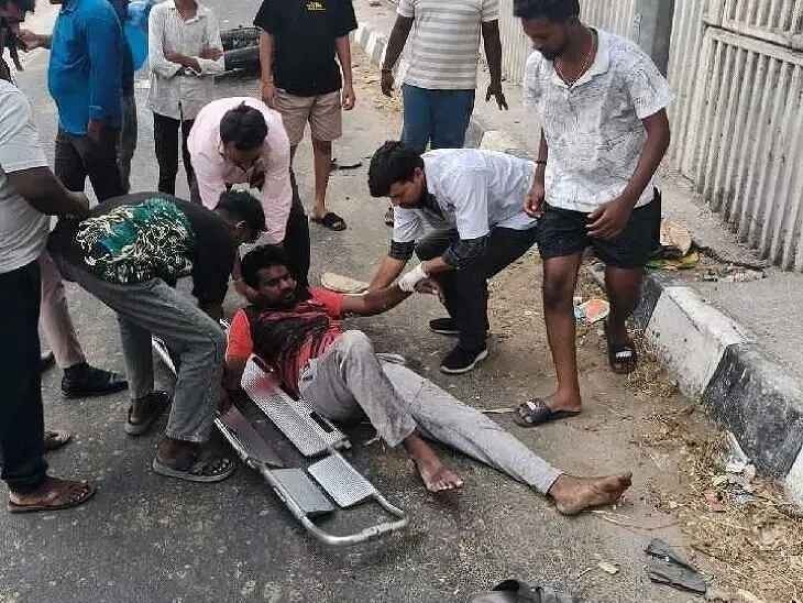 బైక్ అదుపుతప్పి ఒకరికి తీవ్ర గాయాలు