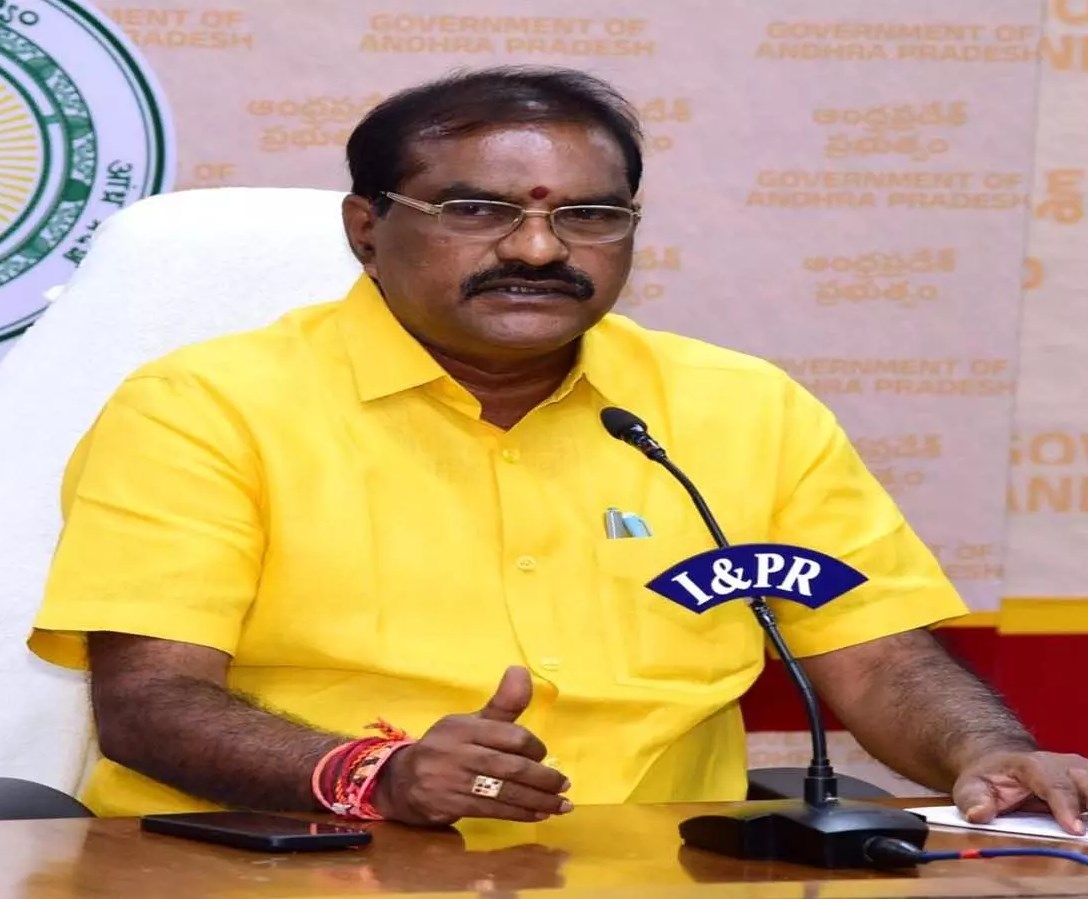 వెలిగొండ ప్రాజెక్టు పనులపై మంత్రి నిమ్మల సమీక్ష
