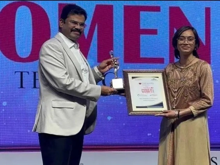 ప్రతిభ తక్కడపల్లికి జాతీయ ‘పవర్ ఉమెన్’ అవార్డు