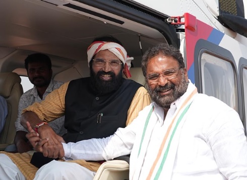 ఎత్తిపోతల పథకానికి భూమిపూజ చేసిన మంత్రులు