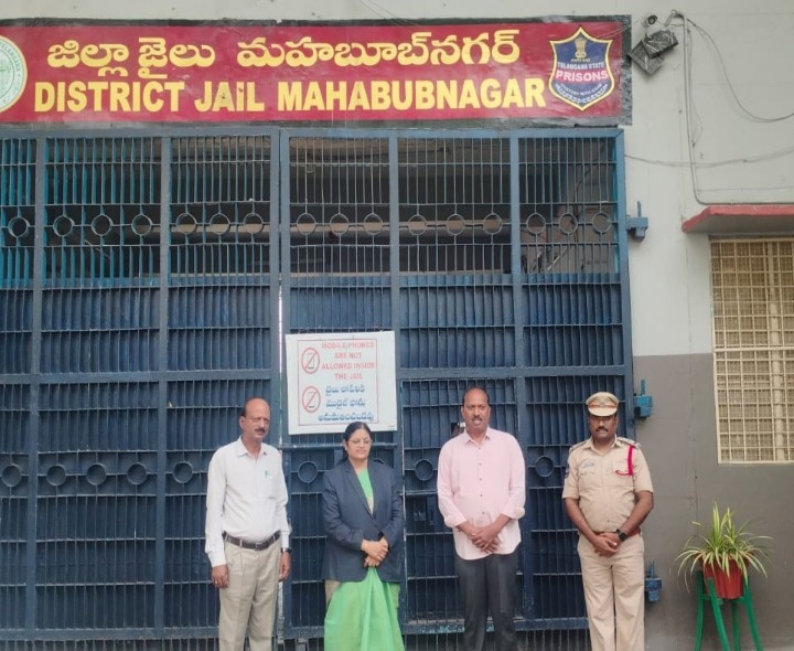 జిల్లా జైలును సందర్శించిన లీగల్ సర్వీసెస్ అథారిటీ కార్యదర్శి