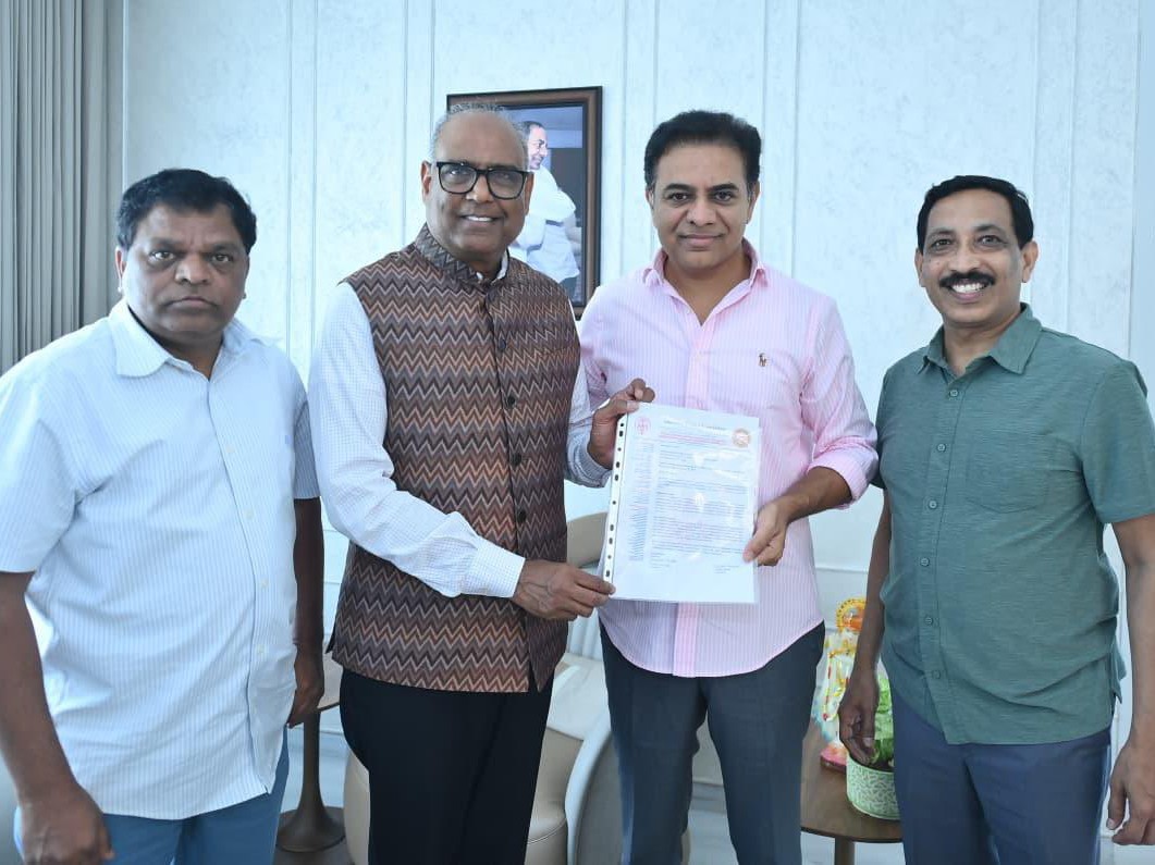 KTRను కలిసిన అమెరికన్ తెలుగు అసోసియేషన్ బృందం