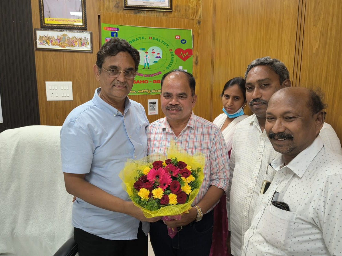 జీజీహెచ్ సూపరింటెండెంట్‌గా ఎన్‌వీ సుందరాచారి