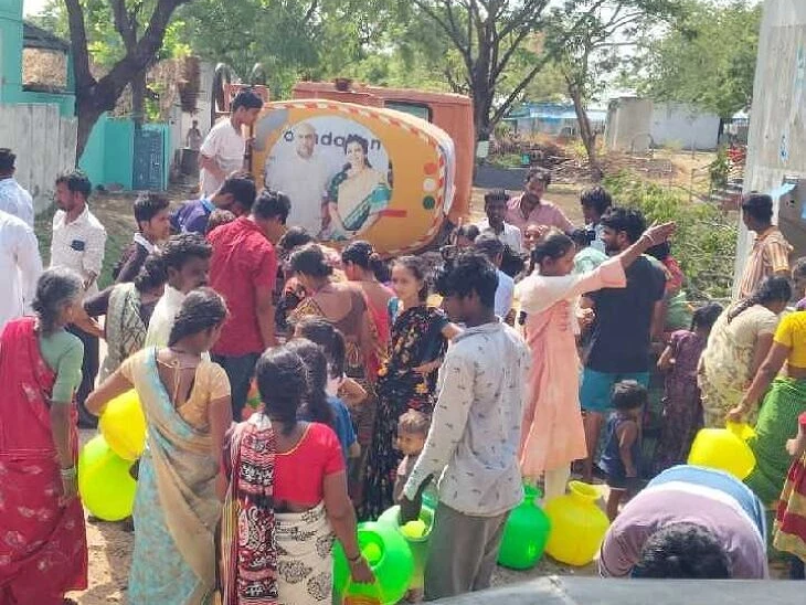అకాల వర్షం.. కైరవాడిలో తలెత్తిన నీటి ఎద్దడి.!