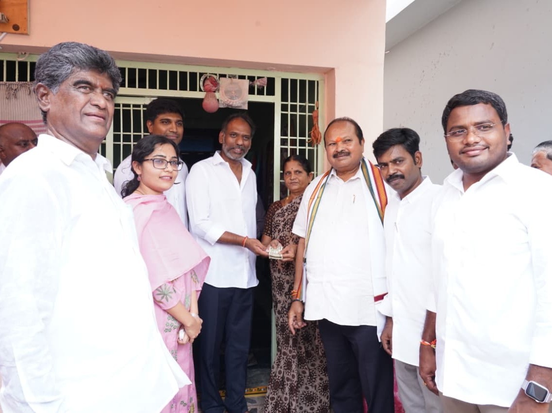 కండ్లగుంటలో  గ్రంథాలయానికి శంకుస్థాపన