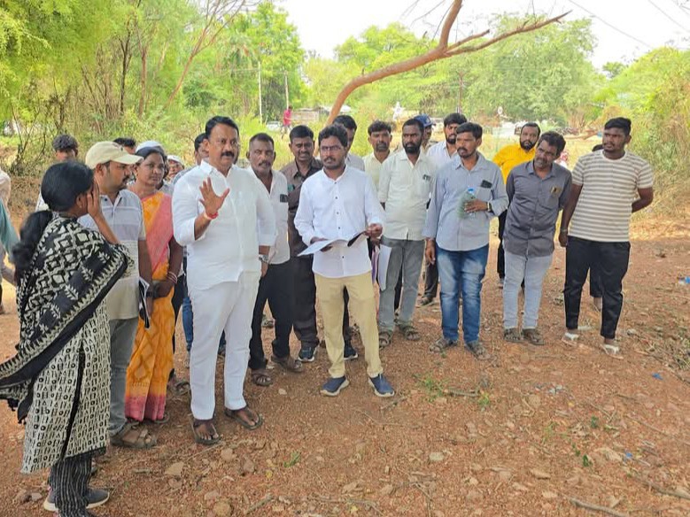 డంపింగ్ యార్డ్ కోసం స్థల పరిశీలన