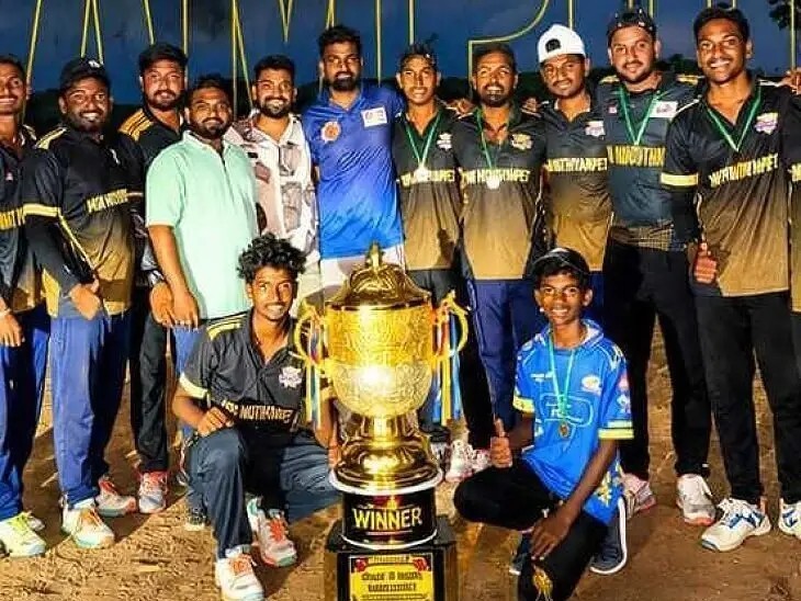 క్రికెట్ టోర్నమెంట్‌లో ముత్యంపేట జట్టు ఘన విజయం