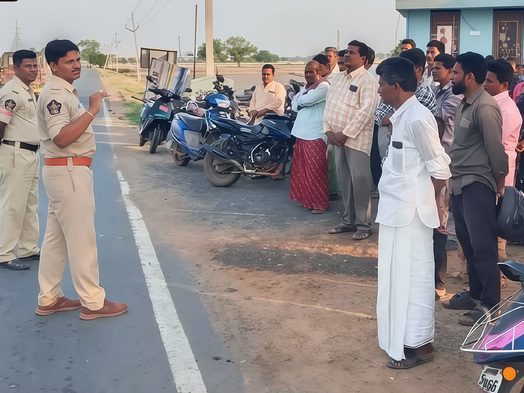 ట్రాఫిక్ నిబంధనలు పాటించండి: SI