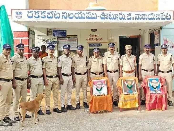 పోలీస్ స్టేషన్‌లో రాష్ట్ర ఆవిర్భావ వేడుకలు