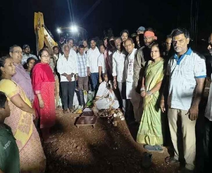 తాగునీటి పథకానికి భూమి పూజ చేసిన ఎమ్మెల్యే