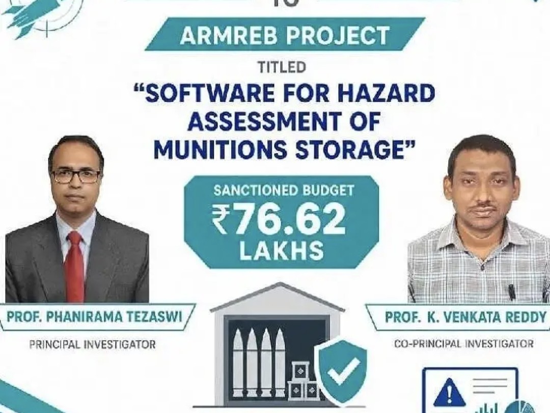 నిట్ వరంగల్‌కు రూ.76.62 లక్షల పరిశోధన నిధులు